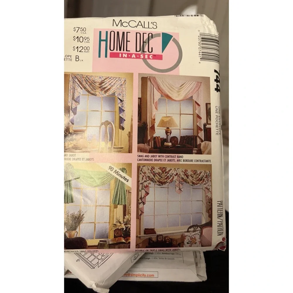 LOT of 5 Vintage Simplicity Sewing Patterns 80s & 90's Home Decorating & Crafts